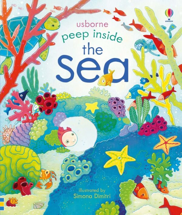 Peep Inside The Sea - Anna Milbourne Usborne Publishing carte cu clapete