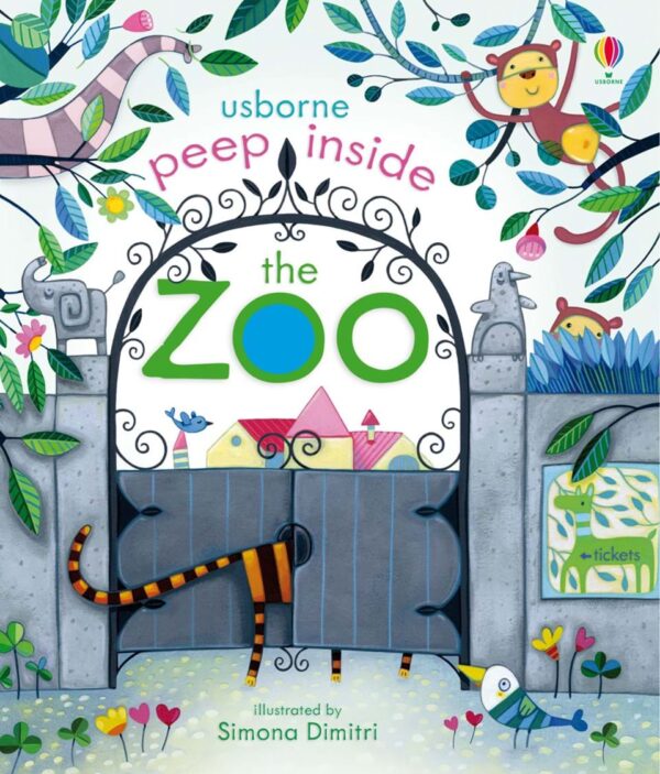 Peep Inside The Zoo - Anna Milbourne Usborne Publishing carte cu clapete