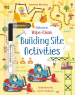 Wipe-Clean Building Site Activities - Kirsteen Robson Usborne Publishing carte refolosibilă cu activități