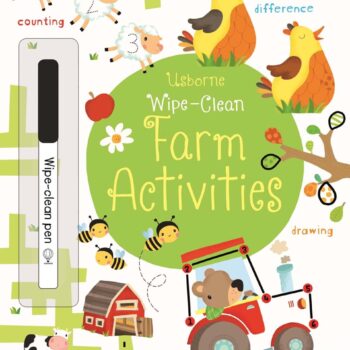 Wipe-Clean Farm Activities - Kirsteen Robson Usborne Publishing carte refolosibilă cu activități