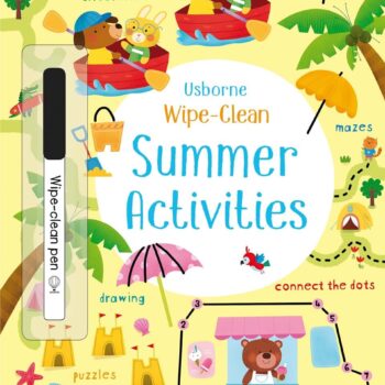 Wipe-Clean Summer Activities - Kirsteen Robson Usborne Publishing carte refolosibilă cu activități