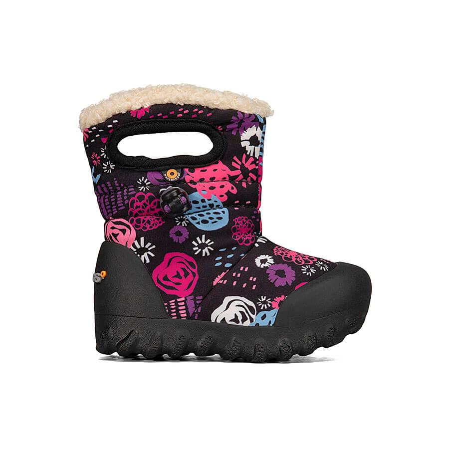 BOGS Footwear cizme de iarnă impermeabile B-MOC Garden Party Black Multi 1
