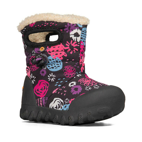 BOGS Footwear cizme de iarnă impermeabile B-MOC Garden Party Black Multi
