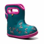 BOGS Footwear cizme de iarnă impermeabile Baby Bogs Butterfly Teal Multi