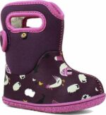 BOGS Footwear cizme de iarnă impermeabile Baby Bogs Farm Purple Multi