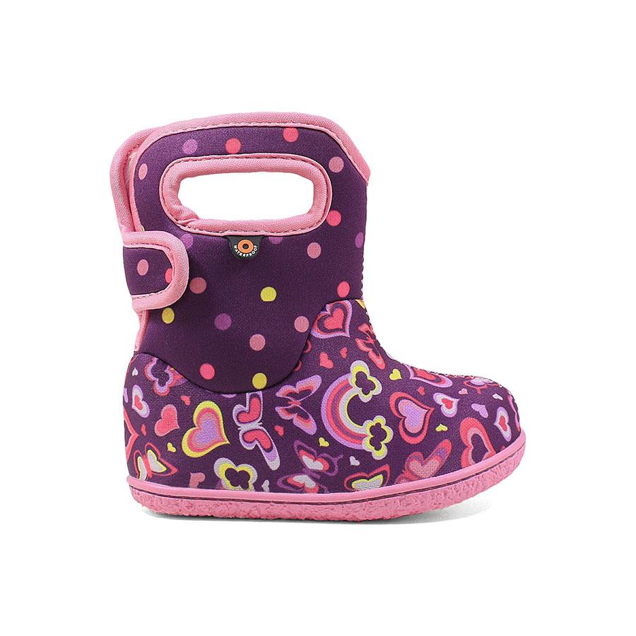 BOGS Footwear cizme de iarnă impermeabile Baby Bogs Rainbow Purple Multi 1