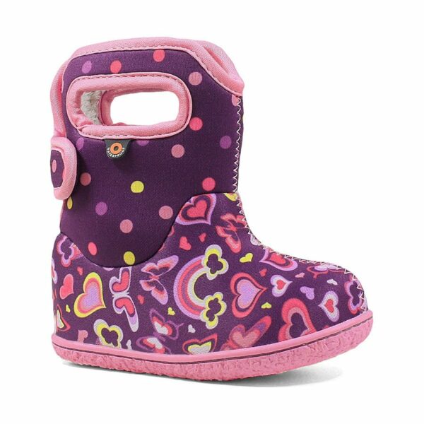 BOGS Footwear cizme de iarnă impermeabile Baby Bogs Rainbow Purple Multi