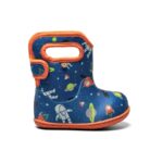 BOGS Footwear cizme de iarnă impermeabile Baby Bogs Spaceman Blue Multi 1