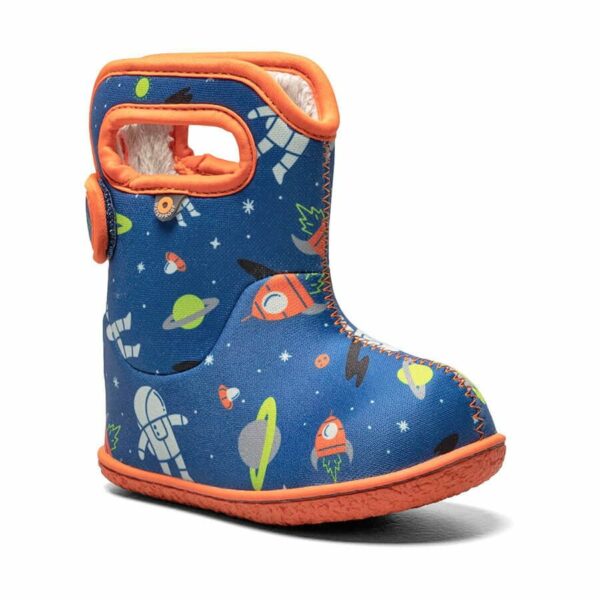 BOGS Footwear cizme de iarnă impermeabile Baby Bogs Spaceman Blue Multi