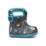 BOGS Footwear cizme de iarnă impermeabile Baby Bogs Spaceman Dark Grey Multi 1