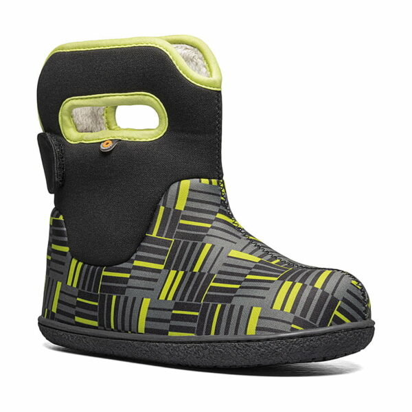 BOGS Footwear cizme de iarnă impermeabile Baby Bogs Youngster Phaser Black Multi
