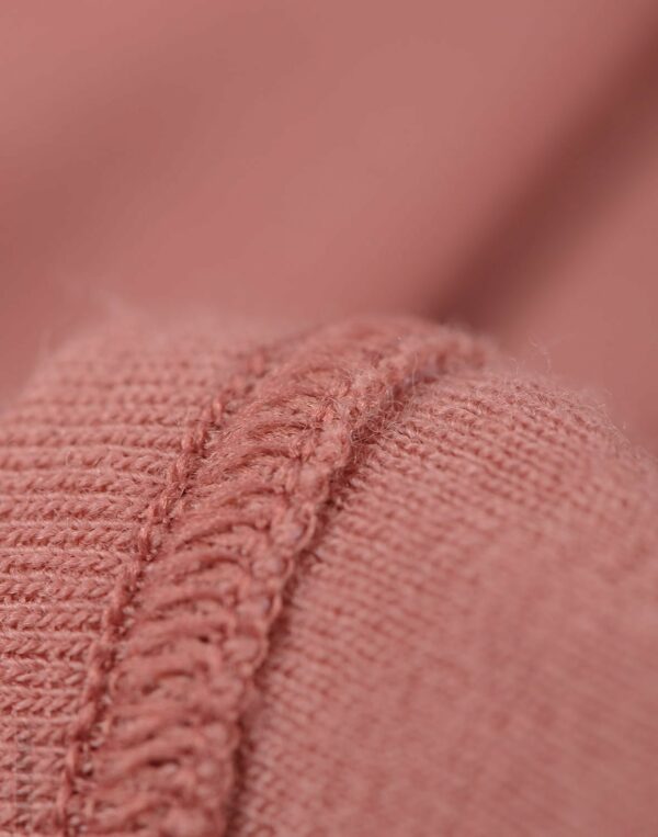 Bluză cu mânecă lungă dark pink din lână merinos organică pentru copii Dilling 3