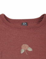 Bluză cu mânecă lungă rouge din lână merinos organică pentru copii Dilling 3
