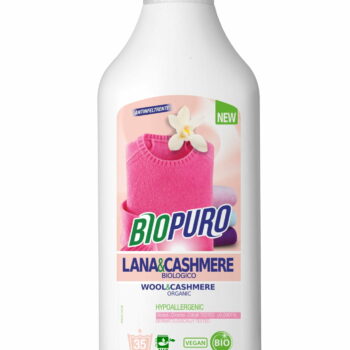 Detergent lichid pentru lână, mătase, angora și cașmir ecologic hipoalergen 1L Biopuro