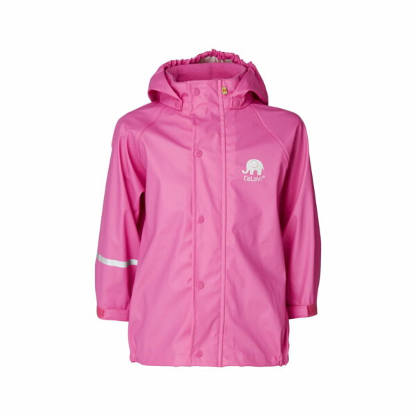Jachetă de ploaie și vânt real pink CeLaVi