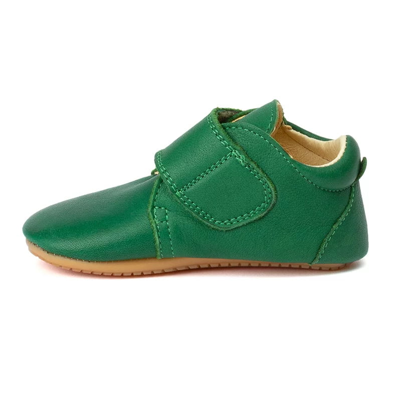 Pantofi barefoot din piele pentru primii pași green Froddo 2
