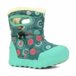 BOGS Footwear cizme de iarnă impermeabile B-MOC Bullseye Teal Multi