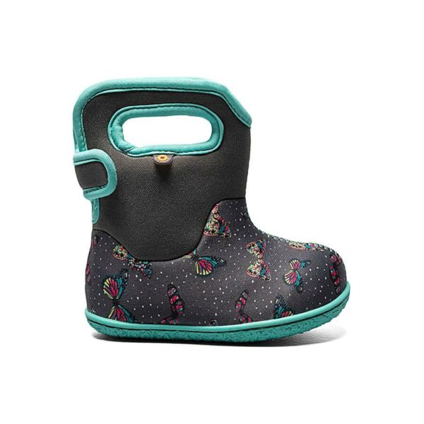 BOGS Footwear cizme de iarnă impermeabile Baby Bogs Butterfly Dark Gray Multi 1