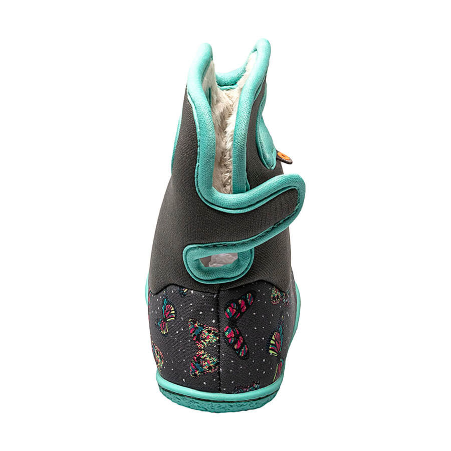 BOGS Footwear cizme de iarnă impermeabile Baby Bogs Butterfly Dark Gray Multi 4