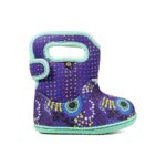 BOGS Footwear cizme de iarnă impermeabile Baby Bogs Reef Violet Multi 1