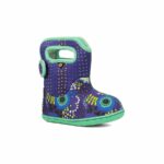 BOGS Footwear cizme de iarnă impermeabile Baby Bogs Reef Violet Multi