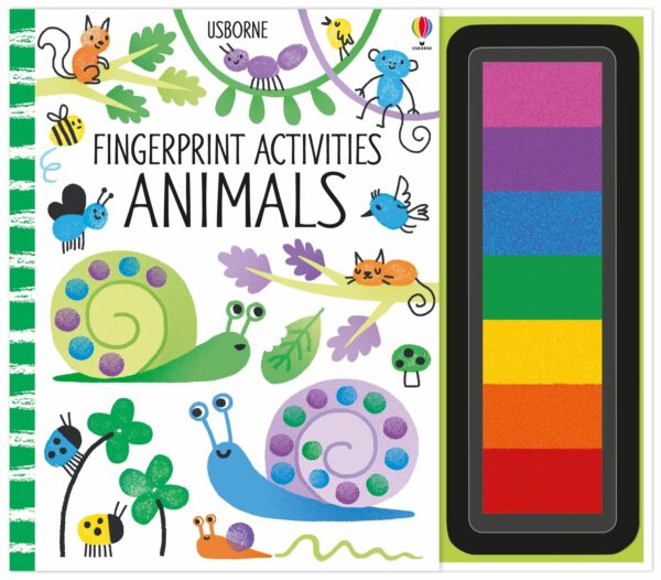 Fingerprint Activities Animals - Fiona Watt Usborne Publishing carte cu activități
