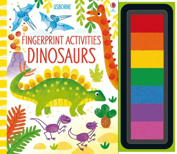 Fingerprint Activities Dinosaurs - Fiona Watt Usborne Publishing carte cu activități