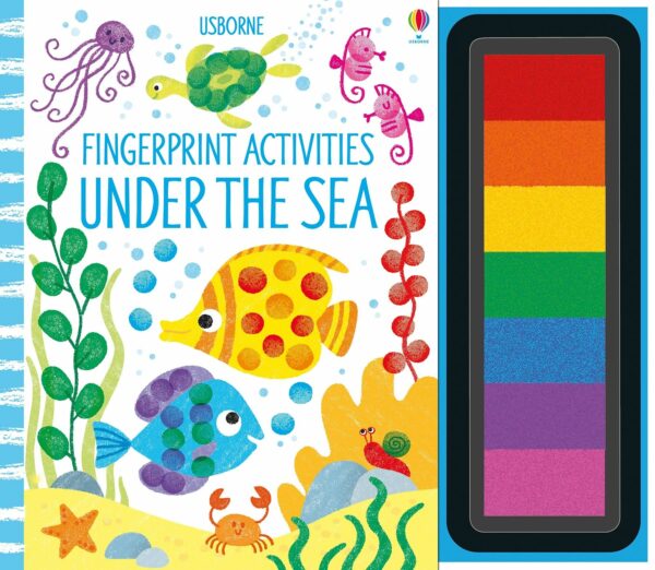 Fingerprint Activities Under the Sea - Fiona Watt Usborne Publishing carte cu activități