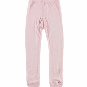 Pantaloni colanţi din lână merinos pentru copii Pink Joha