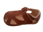 Sandale barefoot din piele naturală pentru primii pași Cognac Move By Melton 3