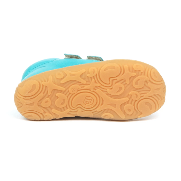Pantofi din piele cu talpă extra flexibilă Froddo Turquoise 4