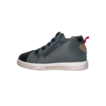 Pantofi sneakers din piele naturală pentru copii cu talpă flexibilă Quirico Marengo Titanitos 2