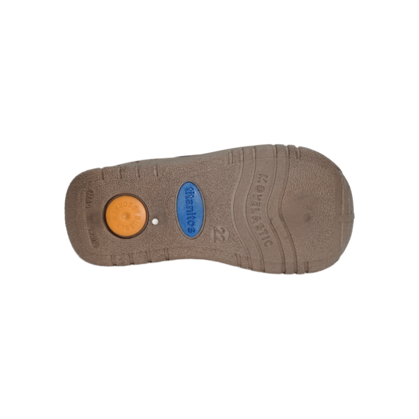 Pantofi sneakers din piele naturală pentru copii cu talpă flexibilă Videl Navy Titanitos 6