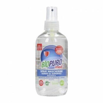 Spray igienizant pentru mască, mănuși și suprafețe bio 250ml Biopuro