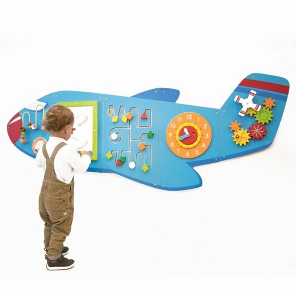 Jucărie de perete multifuncțională Avion XXL 180 cm Viga 2