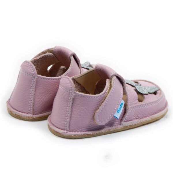 Sandale barefoot din piele Sparkling Butterfly Cameo Dodo 3