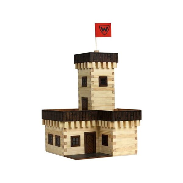 Set construcţie arhitectură Castel de vara 296 piese din lemn Walachia