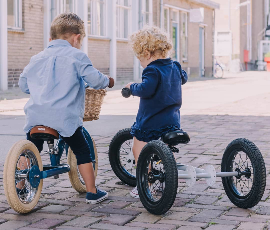 Bicicletă fără pedale 2 în 1 tricicletă copii Trybike