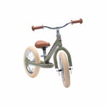 Bicicletă fără pedale vintage 2 în 1 tricicletă copii verde Trybike 3