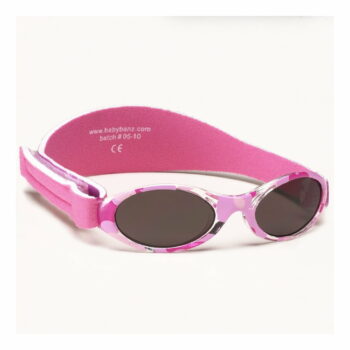 Ochelari de soare 0-2 ani Bubzee Pink Camo Baby Banz