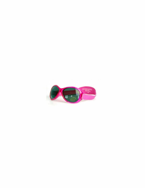 Ochelari de soare Bebe 0-2 ani Retro Oval Pink Banz 2