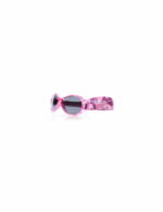 Ochelari de soare Bebe 0-2 ani Retro Oval Pink Diva Banz 2