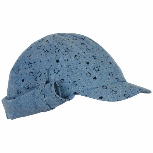 Pălărie de soare model pompier-șapcă din bumbac UV 50+ Faded Denim En Fant 2