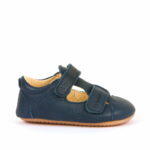 Sandale barefoot din piele navy Froddo