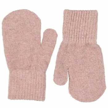 Mănuși pentru bebeluşi din lână tricotată misty rose CeLaVi