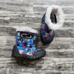 BOGS Footwear cizme de iarnă impermeabile B-MOC Monsters Blue Multi 1