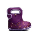 BOGS Footwear cizme de iarnă impermeabile Baby Bogs Butterfly Purple Multi 1