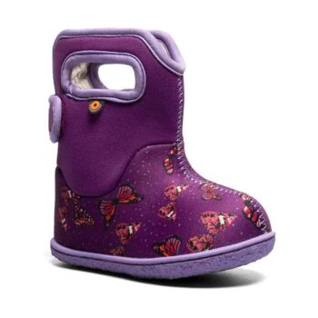 BOGS Footwear cizme de iarnă impermeabile Baby Bogs Butterfly Purple Multi
