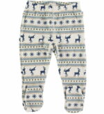 Pantaloni colanţi cu botoșei din lână merinos pentru copii Blue Raindeer Joha