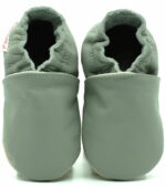 Pantofi din piele cu talpă moale Fiorino EkoTuptusie V2 - Smooth Grey